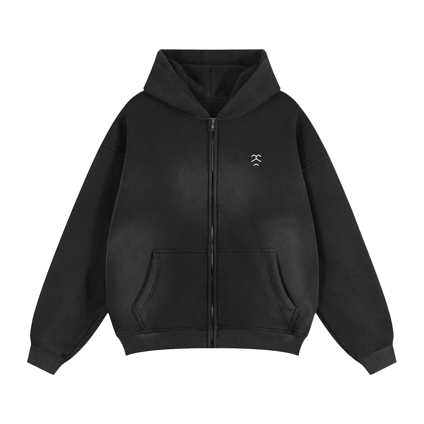 Limited Edition Sunfade Zipper Boxy Hoodie